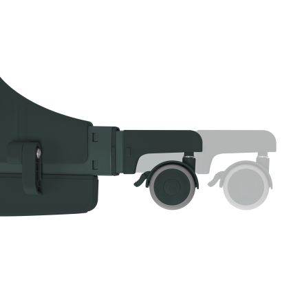 Lionelo - Detská postieľka 3v1 JODIE Green Graphite