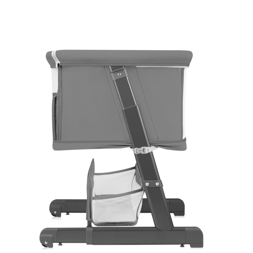 Lionelo - Detská postieľka 5v1 THOMI PLUS Betónovo sivá