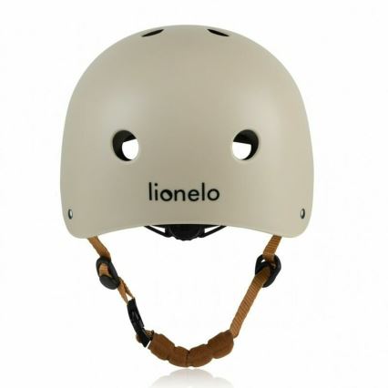Lionelo - Detská prilba HELMET Béžový piesok