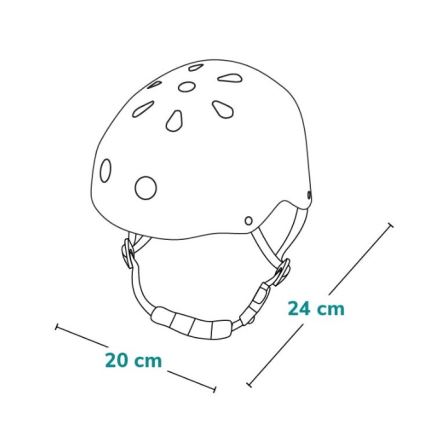 Lionelo - Detská prilba HELMET Piesková