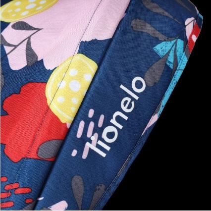 Lionelo - Detská trojkolka HAARI čierna/pestrofarebná