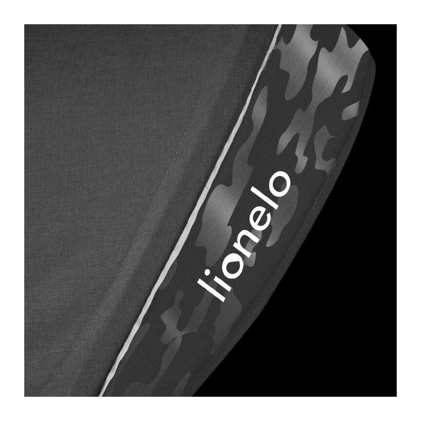 Lionelo - Detská trojkolka HAARI šedá/čierna
