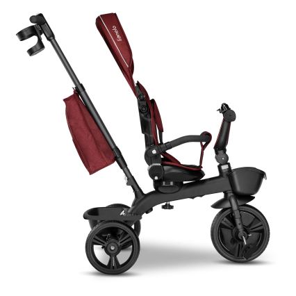 Lionelo - Detská trojkolka KORI Red Burgundy