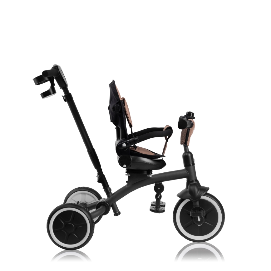 Lionelo - Detská trojkolka TRIS PLUS béžovo-piesočná