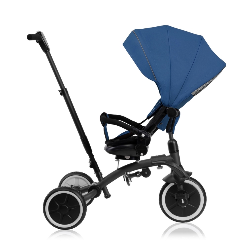 Lionelo - Detská trojkolka TRIS PLUS Blue Denim