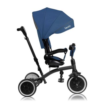 Lionelo - Detská trojkolka TRIS PLUS Blue Denim