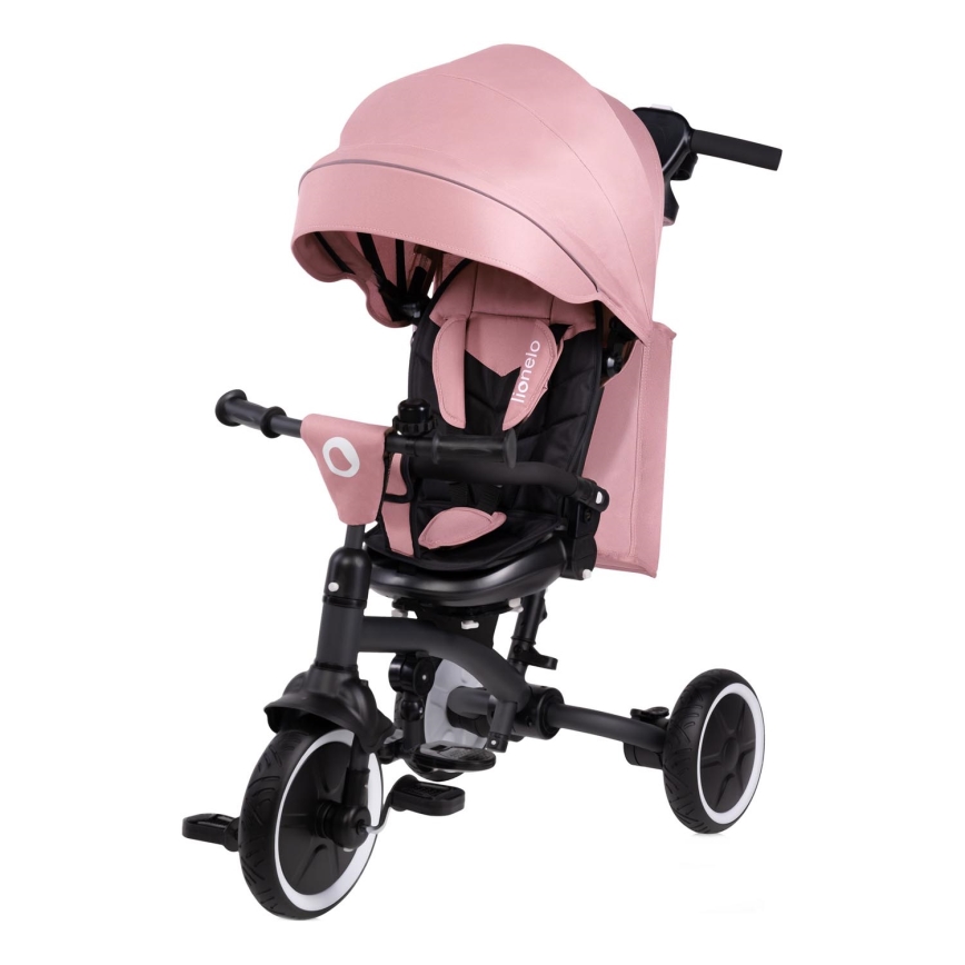 Lionelo - Detská trojkolka TRIS PLUS Pink Rose