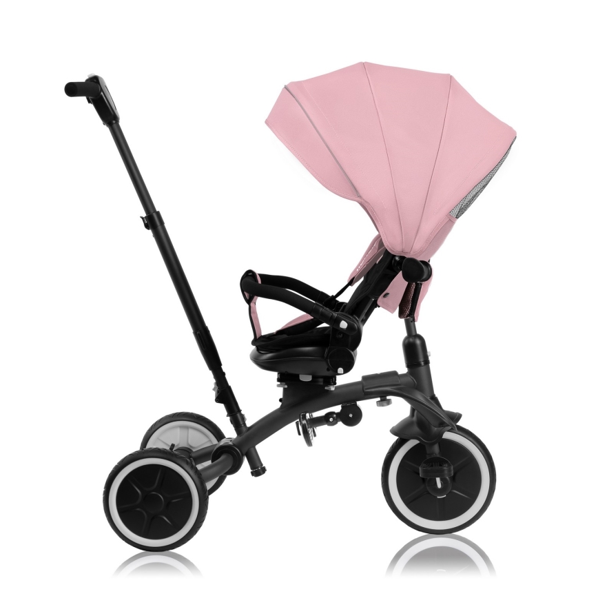 Lionelo - Detská trojkolka TRIS PLUS Pink Rose