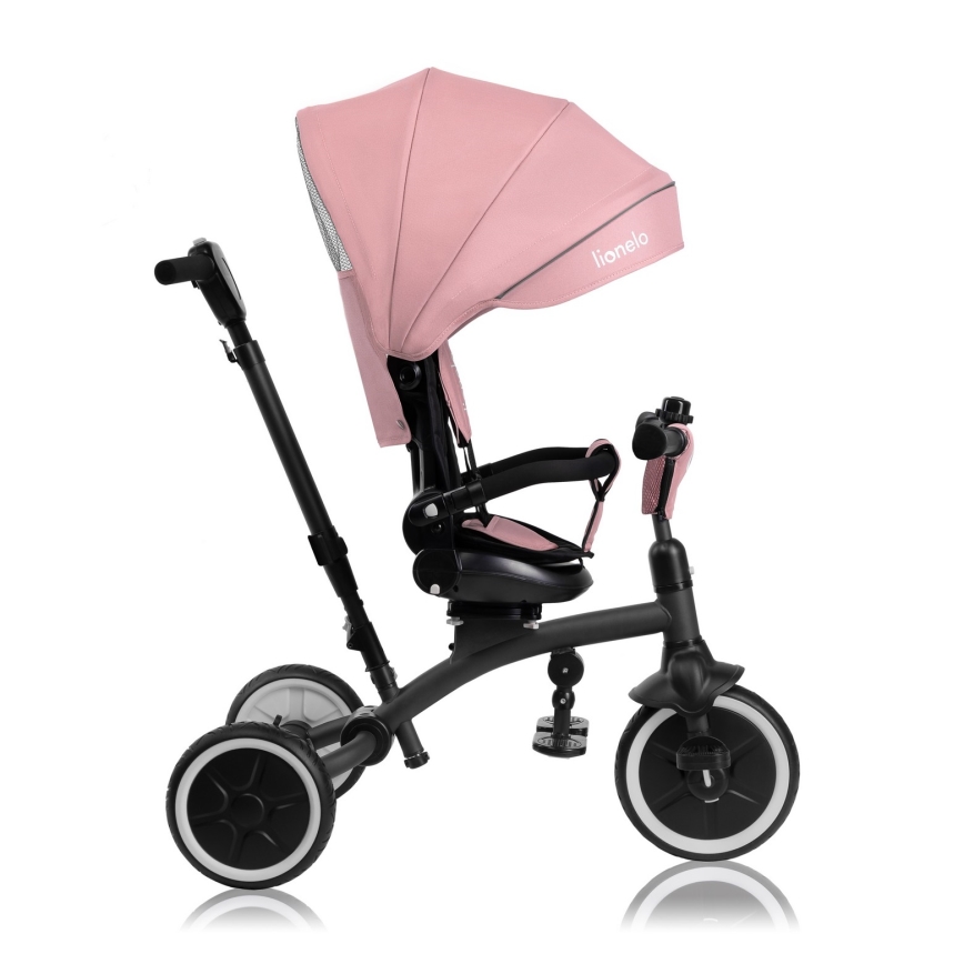 Lionelo - Detská trojkolka TRIS PLUS Pink Rose