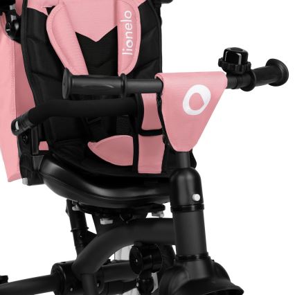 Lionelo - Detská trojkolka TRIS PLUS Pink Rose