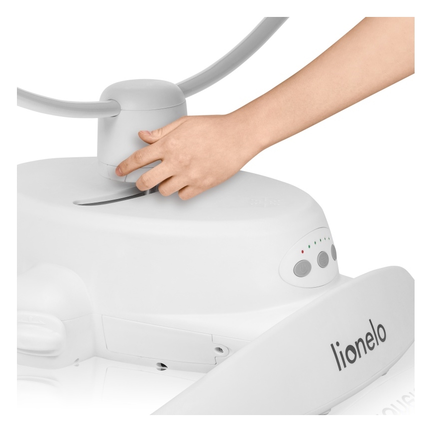 Lionelo - Detské hojdacie kresielko s melódiou IRIS 4xAA béžová (Sand)