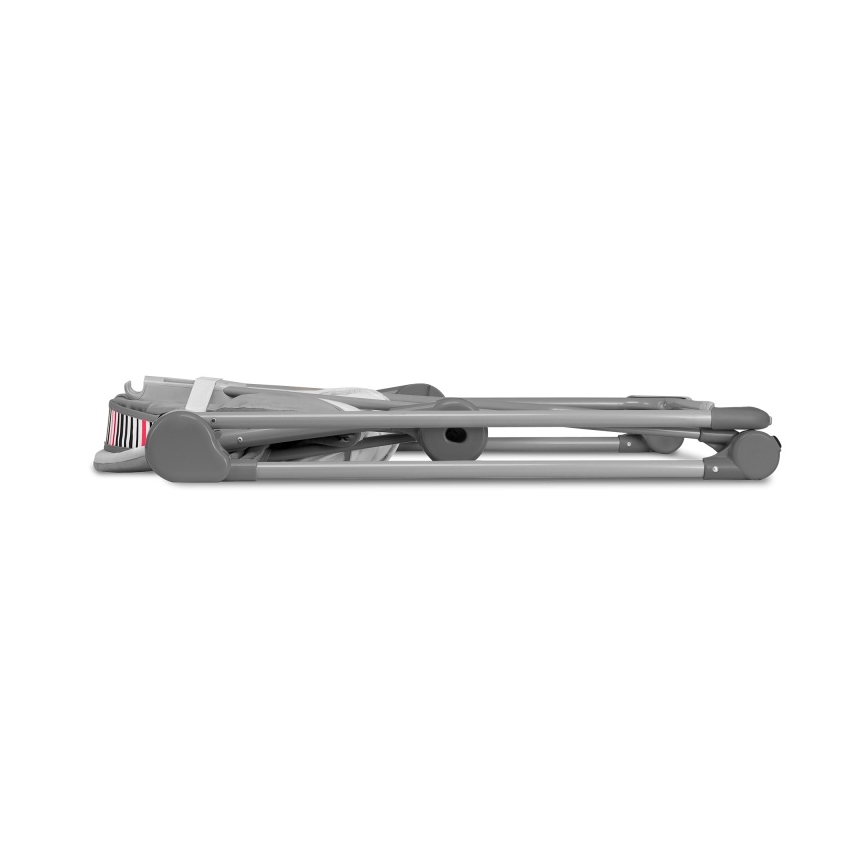 Lionelo - Detské hojdacie lehátko OTTO 4xLR14 Cozy Grey
