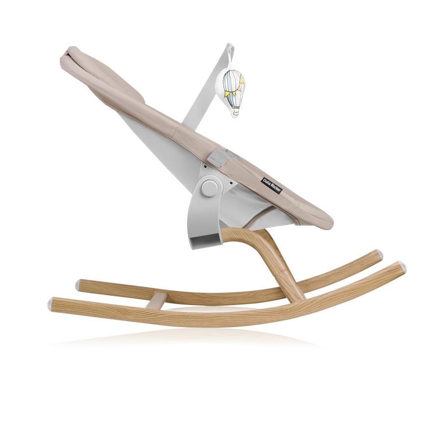 Lionelo - Detské hojdacie sedátko DALIA ROCKER béžovo-pieskové