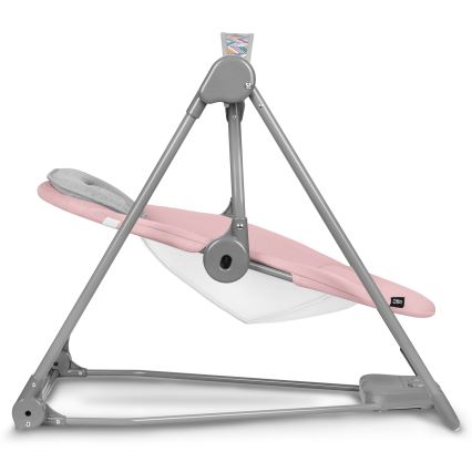 Lionelo - Detské hojdátko OTTO 4xLR14 Pink Baby