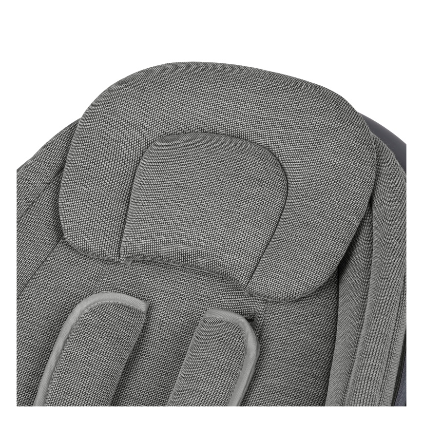 Lionelo - Detské húpacie kresielko s melódiou BLOSSOM Grey Concrete + diaľkové ovládanie