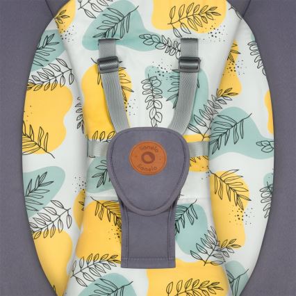 Lionelo - Detské húpacie kresielko s melódiou RALF 4xAA Grey Concrete + diaľkové ovládanie