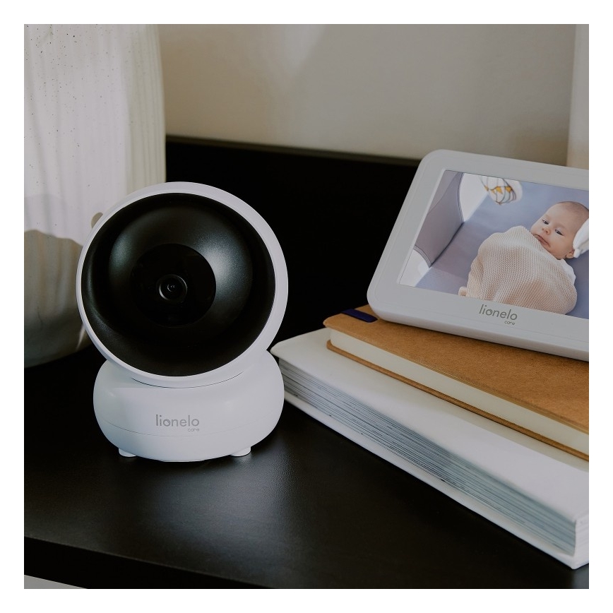 Lionelo - Detský video monitor s displejom BABYLINE 8.3 5V 3600 mAh