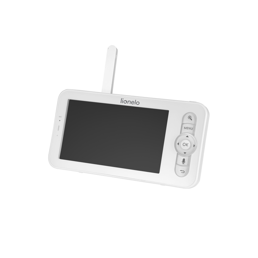 Lionelo - Dobíjacia detská chôvička s monitorom BABYLINE 9.2 5V 3600 mAh
