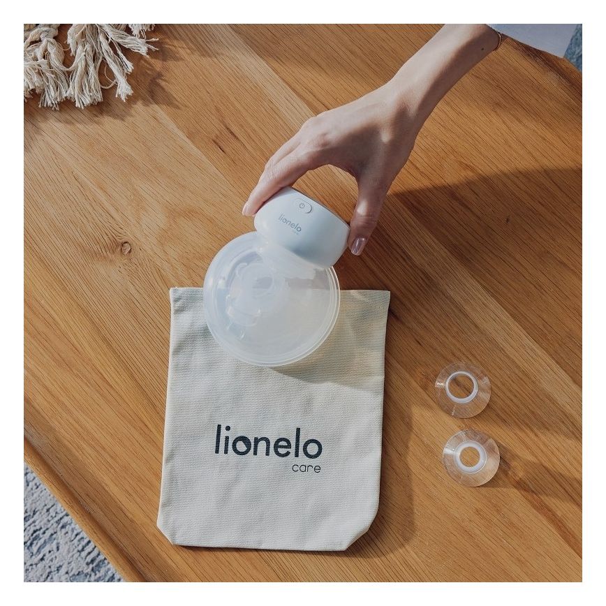 Lionelo - Elektrická dobíjateľná odsávačka materského mlieka FIDI FREE SIMPLE 5V 1000 mAh 180 ml