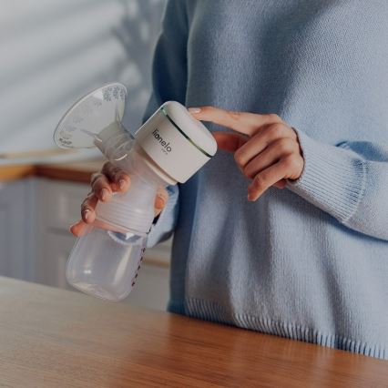 Lionelo - Elektrická nabíjateľná odsávačka materského mlieka FIDI PLUS 5V 1200 mAh 180 ml
