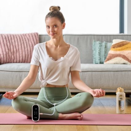 Lionelo - Elektrická nabíjateľná duálna odsávačka materského mlieka TWEE FREE 5V 1500 mAh 150 ml