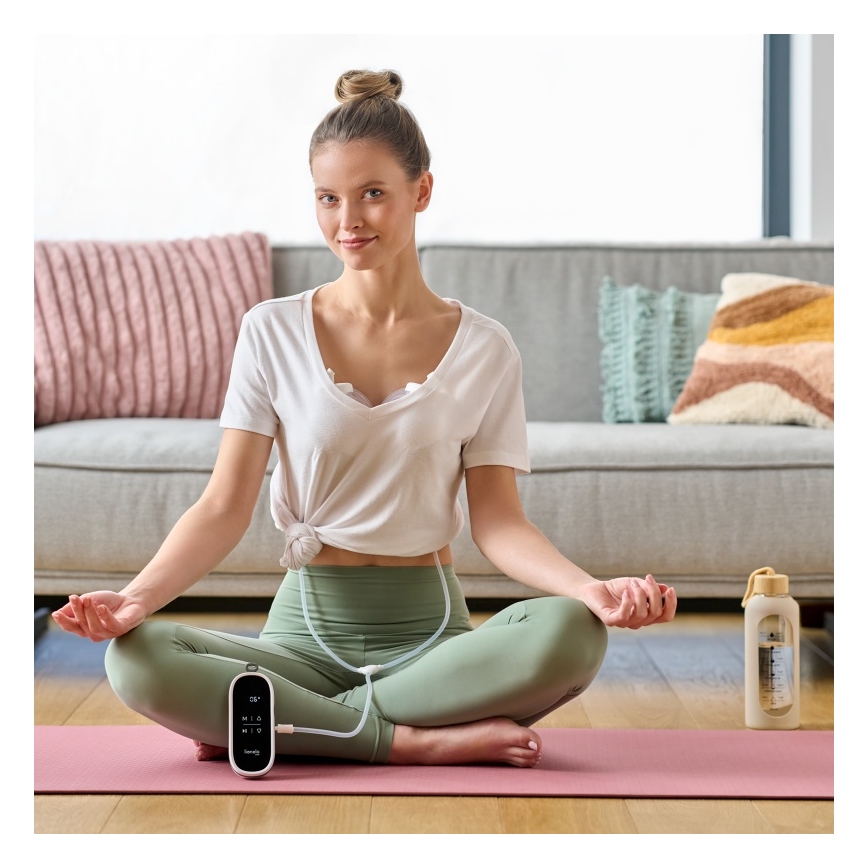 Lionelo - Elektrická nabíjateľná duálna odsávačka materského mlieka TWEE FREE 5V 1500 mAh 150 ml