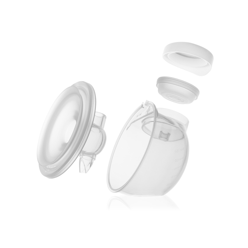 Lionelo - Elektrická nabíjateľná duálna odsávačka materského mlieka TWEE FREE 5V 1500 mAh 150 ml