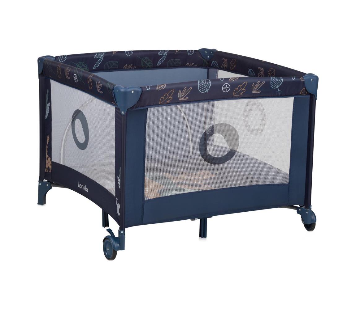 Lionelo - Hracia ohrádka BONNIE Blue Navy 5903771709200
