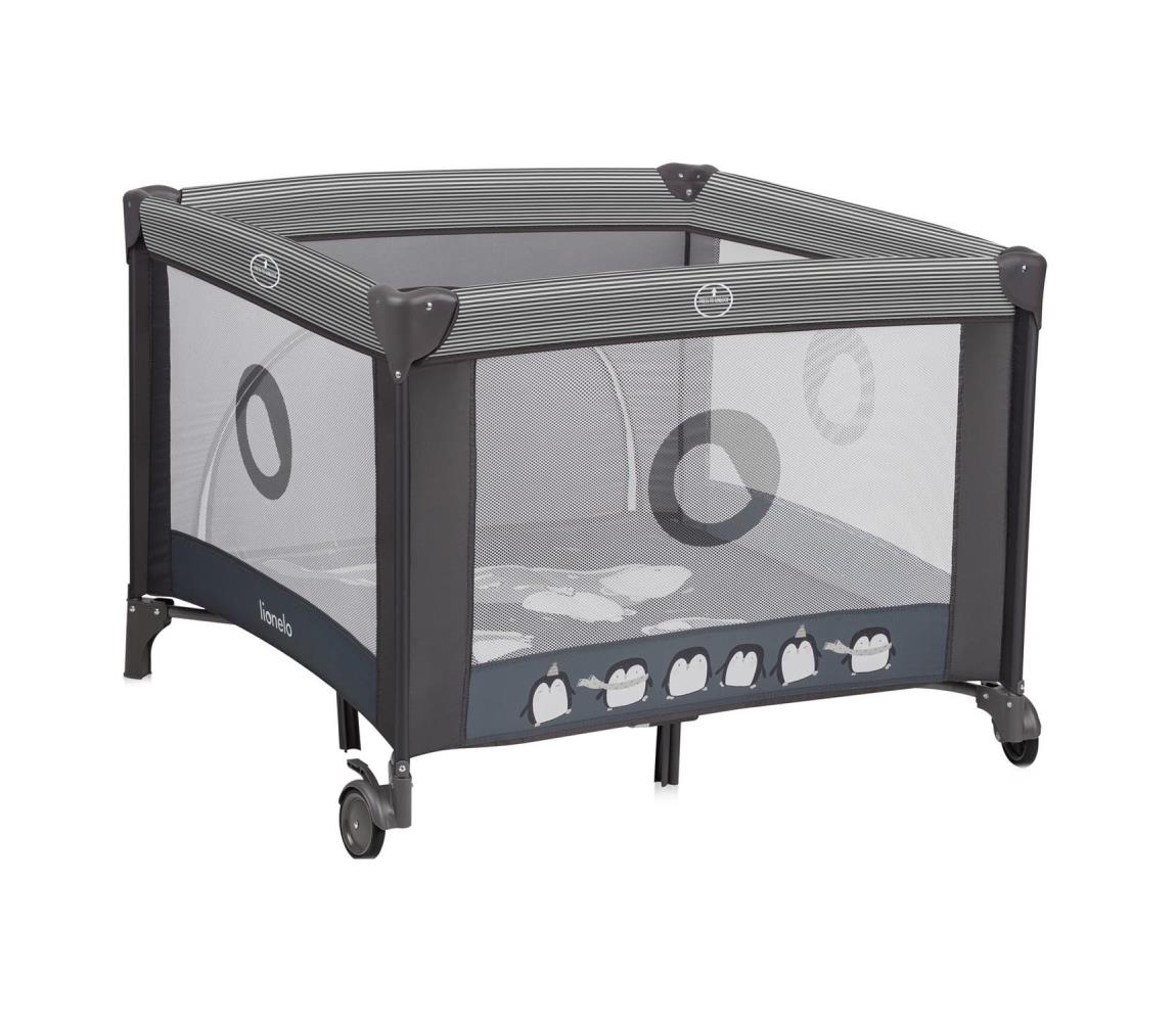 Lionelo - Hracia ohrádka BONNIE Grey Scandi 5903771709187