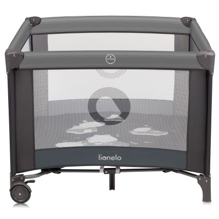 Lionelo - Hracia ohrádka BONNIE Grey Scandi