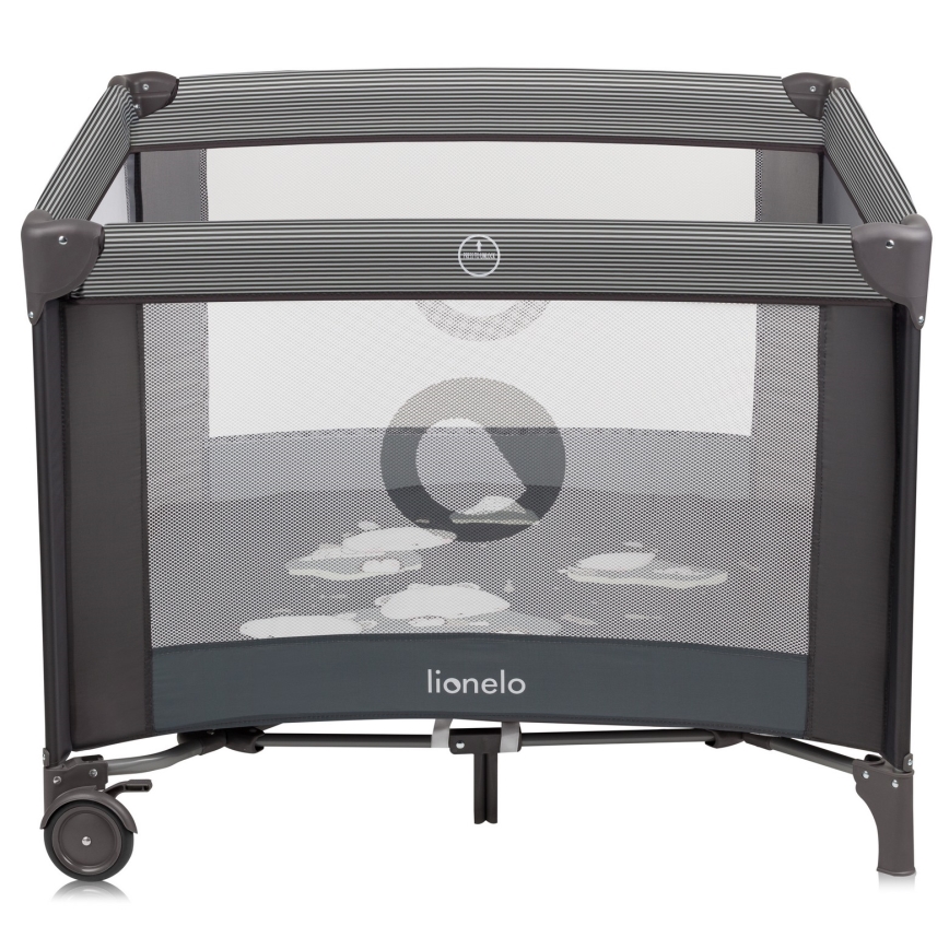 Lionelo - Hracia ohrádka BONNIE Grey Scandi