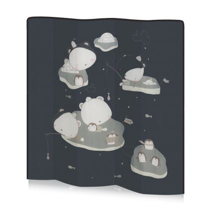 Lionelo - Hracia ohrádka BONNIE Grey Scandi