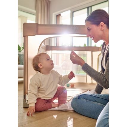 Lionelo - Hracia ohrádka FLORENCE Beige Sand