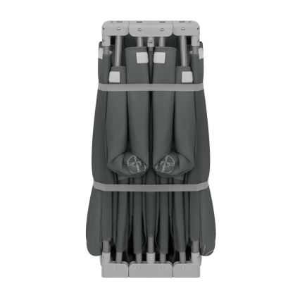 Lionelo - Hracia ohrádka FLORENCE Šedá (grafit)