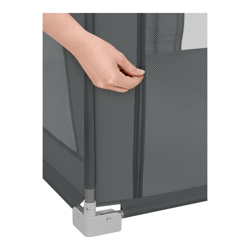 Lionelo - Hracia ohrádka FLORENCE Šedá (grafit)