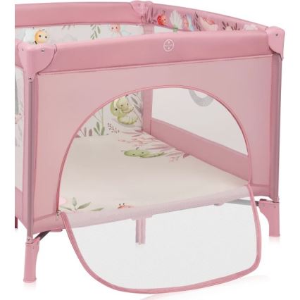 Lionelo - Hracia ohrádka MILLE PLUS ružová