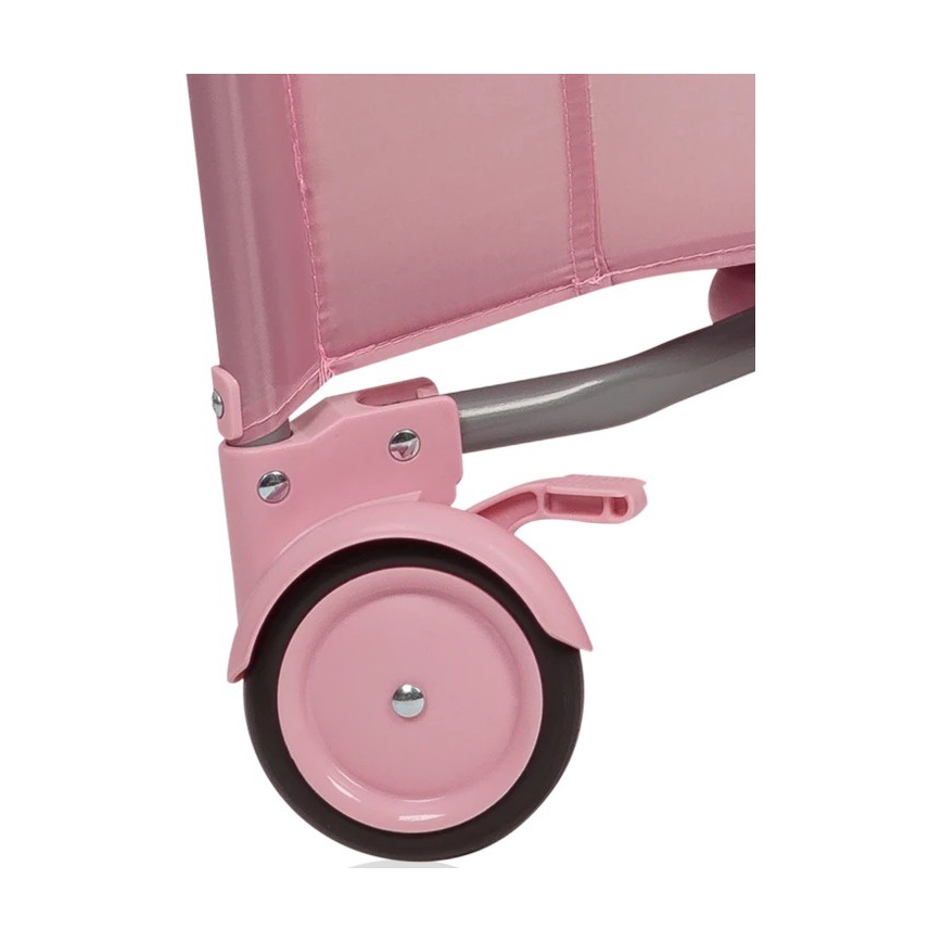 Lionelo - Hracia ohrádka MILLE PLUS ružová