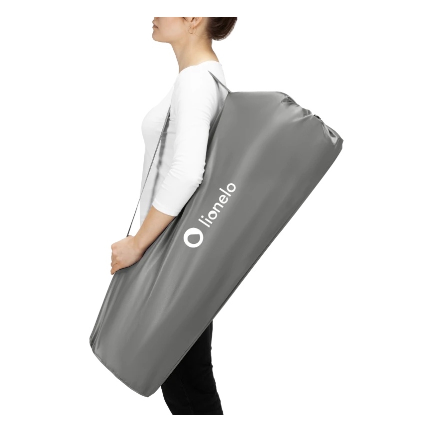 Lionelo - Hracia ohrádka ROEL PLUS Sivá Viacfarebná