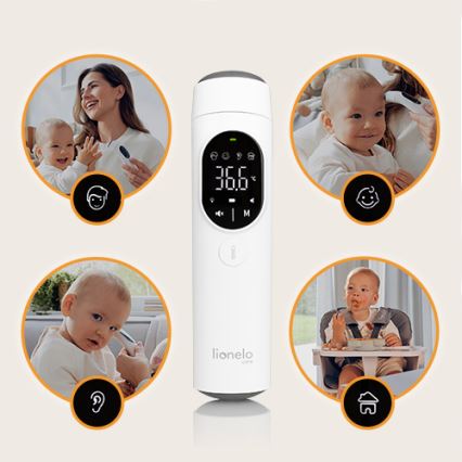 Lionelo - Infračervený teplomer FEVERSCAN 2xAAA