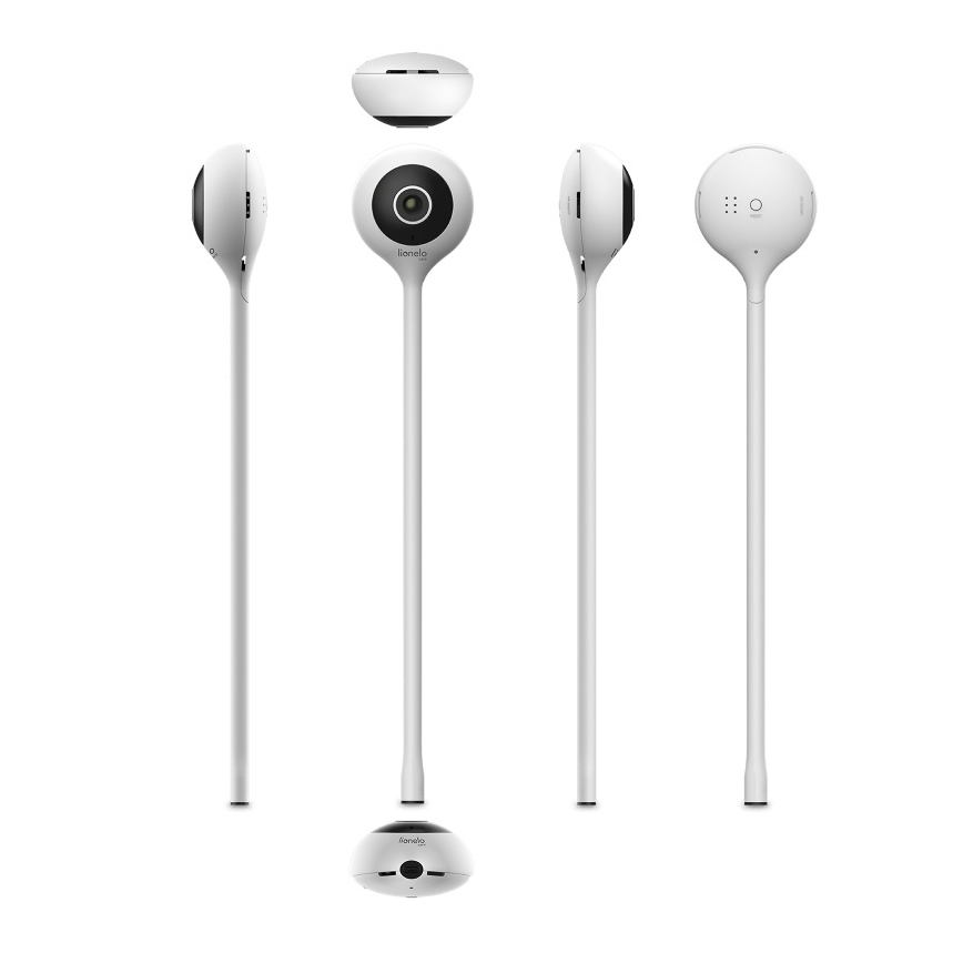 Lionelo - Inteligentná detská chôvička BABYLINE SMART Wi-Fi Biela