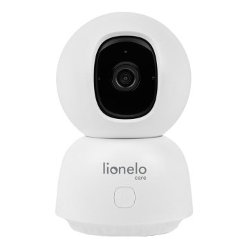 Lionelo - Inteligentná detská chôvička BABYLINE VIEW Wi-Fi 5V biela