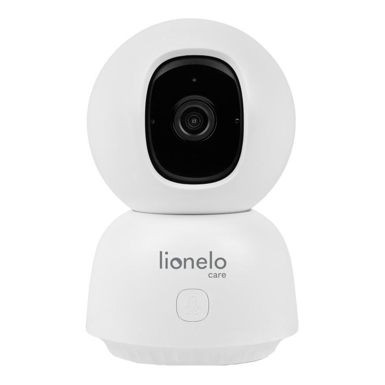 Lionelo - Inteligentná detská chôvička BABYLINE VIEW Wi-Fi 5V biela