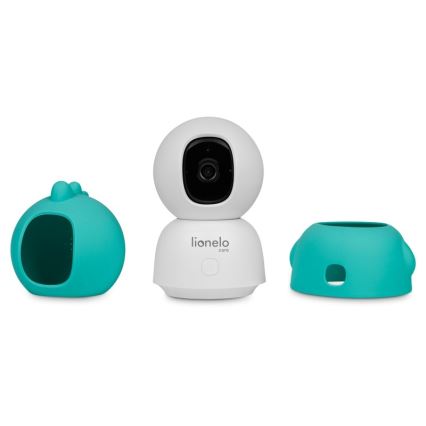 Lionelo - Inteligentná detská chôvička BABYLINE VIEW Wi-Fi 5V biela