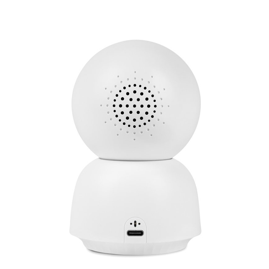 Lionelo - Inteligentná detská chôvička BABYLINE VIEW Wi-Fi 5V biela