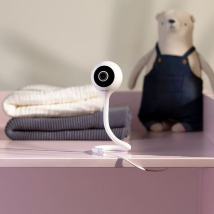 Lionelo - Inteligentný detský monitor BABYLINE SMART Wi‑Fi Biela