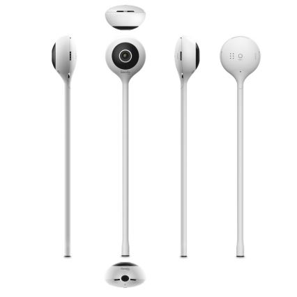 Lionelo - Inteligentný detský monitor BABYLINE SMART Wi‑Fi Biela