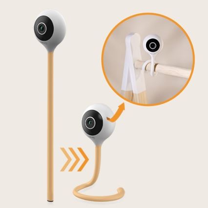 Lionelo - Inteligentný detský monitor BABYLINE SMART Wi‑Fi Biela