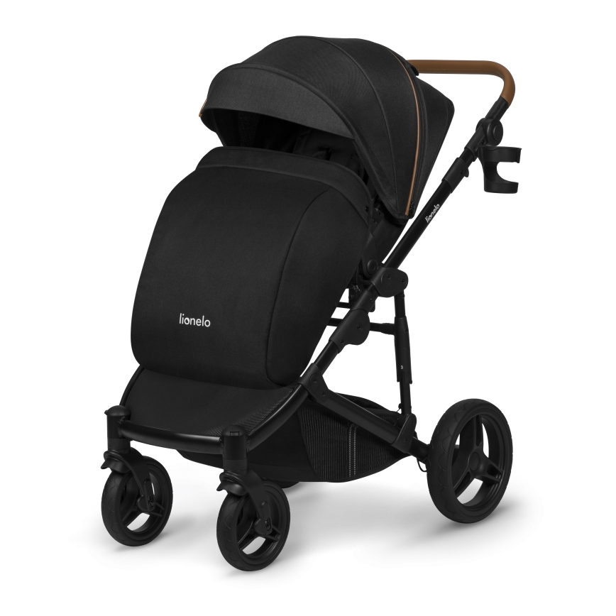 Lionelo - Kombinovaný kočík 2 v 1 MARI TOUR Black Onyx