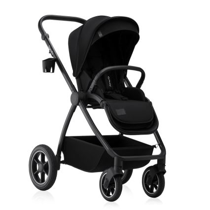 Lionelo - Kombinovaný kočík 2 v 1 MERIL Black Onyx