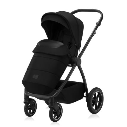 Lionelo - Kombinovaný kočík 2 v 1 MERIL Black Onyx